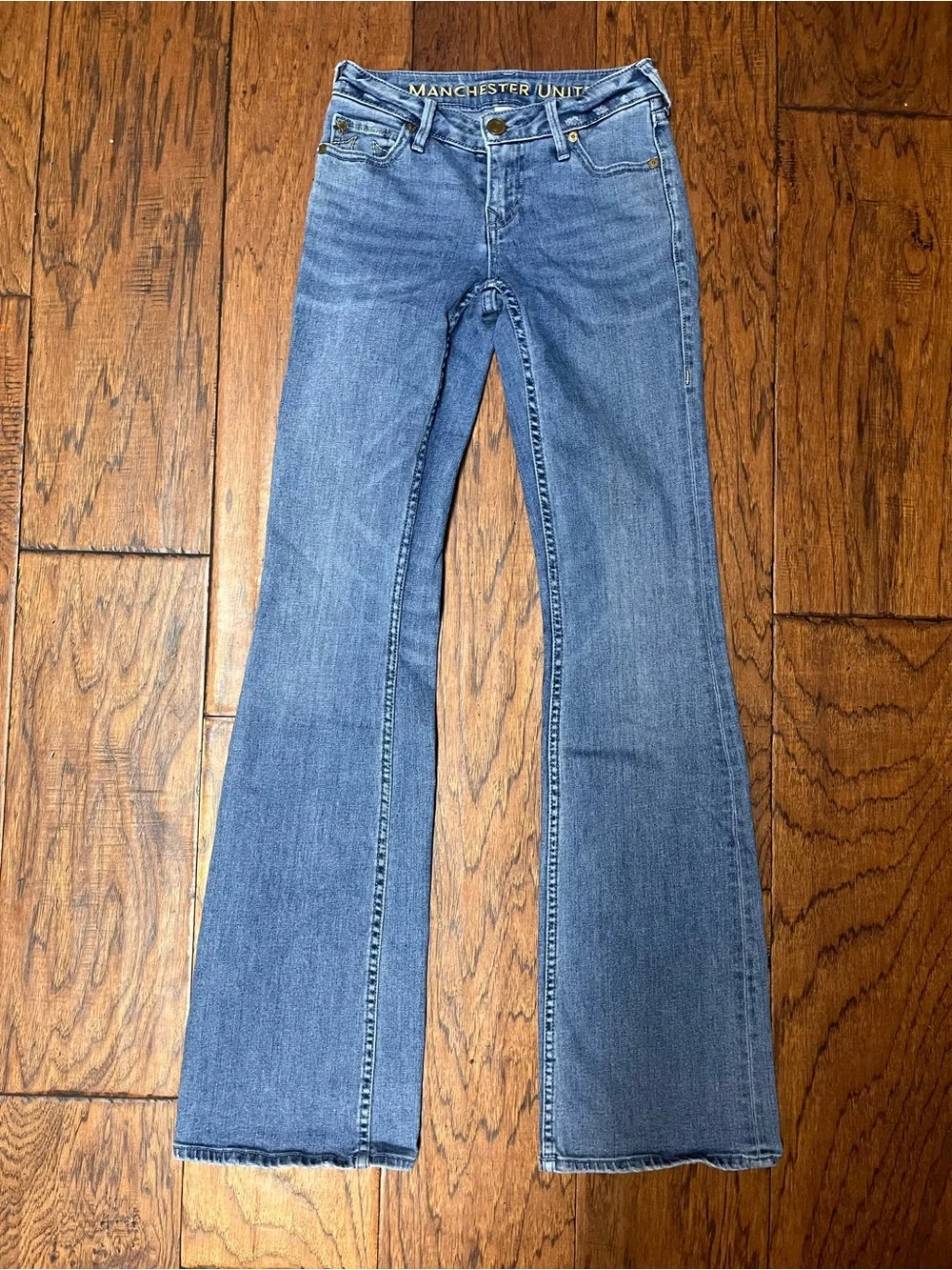 True religion x Manchester United Fey modern flare jeans